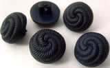 B17097 15mm Navy Textured and Domed Shank Button