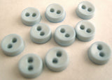 B16036 6mm Baby Blue Small Nylon 2 Hole Dolls Button - Ribbonmoon