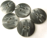 B1975C 17mm Tonal Greys Bone Sheen 2 Hole Buttons - Ribbonmoon