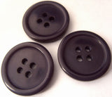 B2012 22mm Purple Navy Soft Sheen 4 Hole Button - Ribbonmoon