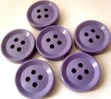 B3185 15mm Deep Lavender Gloss 4 Hole Button - Ribbonmoon