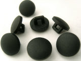 B4032C 11mm Black Matt Nylon Shank Buttons