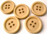 B4628 20mm Cream Beige Soft Sheen 4 Hole Button - Ribbonmoon
