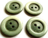 B5143 20mm Frosted Petrol Gloss 2 Hole Button - Ribbonmoon