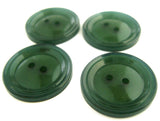 B9913 22mm Deep Green Gloss Polyester 2 Hole Button