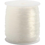 Beading Cord 0.8mm Round Elastic. 100 Metre Roll - Ribbonmoon