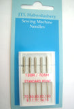 NMACH20 Standard Point Assorted Machine Needles 130/705h. Sizes 9-11-11-14-16, Standard Fit.