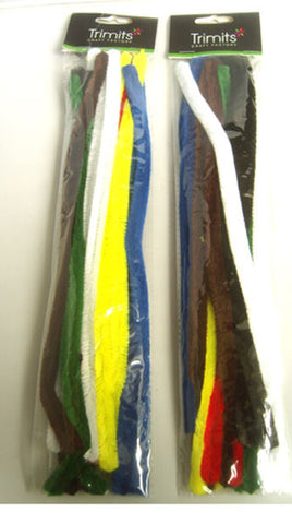 PIPE CLEANERS - ASSORTED CHENILLE - Ribbonmoon