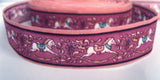 R0584 30mm Rocking Horse Design Ribbon, 100% Cotton - Ribbonmoon