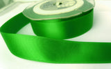 R0837 23mm Bright Emerald Green Double Face Satin Ribbon by Offray
