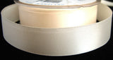R0960 22mm Cream Single Face Satin Ribbon by Offray - Ribbonmoon