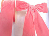 R1130 53mm Dusky Dark Rose Pink Nylon Velvet Ribbon - Ribbonmoon