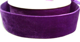 R1133 38mm Purple Nylon Velvet Ribbon - Ribbonmoon