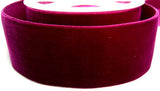 R1152 39mm Wine Nylon Velvet Ribbon - Ribbonmoon