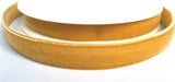 R1171 17mm Old Gold Nylon Velvet Ribbon - Ribbonmoon