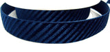 R1175 16mm Navy Patterned Nylon Velvet Ribbon - Ribbonmoon