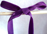 R1188 10mm Purple Nylon Velvet Ribbon - Ribbonmoon