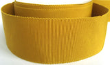 R2008 38mm Mustard Gold Millinery Petersham - Ribbonmoon