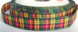R2224 16mm Buchanan Tartan Ribbon - Ribbonmoon