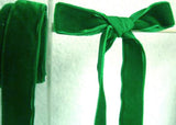 R2367 17mm Deep Green Nylon Velvet Ribbon - Ribbonmoon