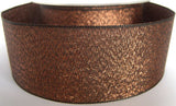 R2473 40mm Metallic Brown and Black Shot Lame Ribbon - Ribbonmoon