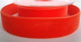 R2671 23mm Flame Orange Nylon Velvet Ribbon by Berisfords - Ribbonmoon