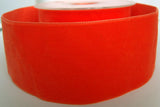 R2681 52mm Flame Orange Nylon Velvet Ribbon by Berisfords - Ribbonmoon