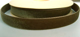 R2694 16mm Mid Brown Nylon Velvet Ribbon by Berisfords