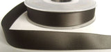 R6133 17mm Charcoal Grey Double Face Satin Ribbon - Ribbonmoon