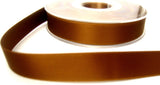 R7966 18mm Golden Brown Double Face Satin Ribbon - Ribbonmoon