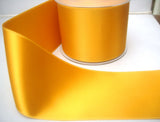 R7975 70mm Deep Gold Double Face Satin Ribbon - Ribbonmoon