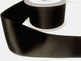 R8009 52mm Black Double Face Satin Ribbon - Ribbonmoon