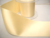 R8031 72mm Pale Cream Double Face Satin Ribbon - Ribbonmoon