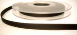 R8036 6mm Charcoal Grey Double Face Satin Ribbon - Ribbonmoon