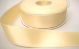 R8044 27mm Pale Cream Double Face Satin Ribbon - Ribbonmoon