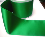 R8071 72mm Bright Bottle Green Double Face Satin Ribbon - Ribbonmoon