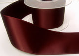 R8076 40mm Burgundy Double Face Satin Ribbon - Ribbonmoon