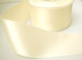 R8107 40mm Eggshell Double Face Satin Ribbon - Ribbonmoon