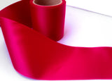 R8347 72mm Fuchsia Pink Double Face Satin Ribbon - Ribbonmoon