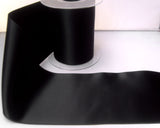 R8359 70mm Black Double Face Satin Ribbon - Ribbonmoon