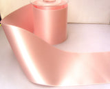 R8361 102mm Pale Rose Pink Double Face Satin Ribbon - Ribbonmoon