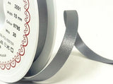 R9169 10mm Slate Grey Double Face Satin Ribbon by Berisfords