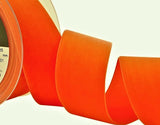 R9354 50mm Capucine (Deep Orange) Nylon Velvet Ribbon by Berisfords