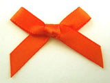RB120 Autumn Orange 7mm Single Faced Satin Ribbon Bow by Berisfords - Ribbonmoon