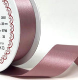 R9144 25mm Colonial Rose Pink Double Face Satin Ribbon by Berisfords