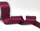 R3753 70mm Wine Double Face Satin Ribbon by Berisfords