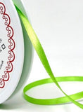 R9127 5mm Apple Green Double Face Satin Ribbon by Berisfords