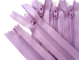 Z4711 YKK 20cm Deep Lilac Nylon No.3 Closed End Zip