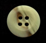 B10190 16mm Pale Natural Aaran Bone Sheen 4 Hole Button
