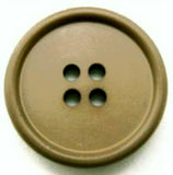 B10789L 22mm Dusky Beige Matt 4 Hole Button